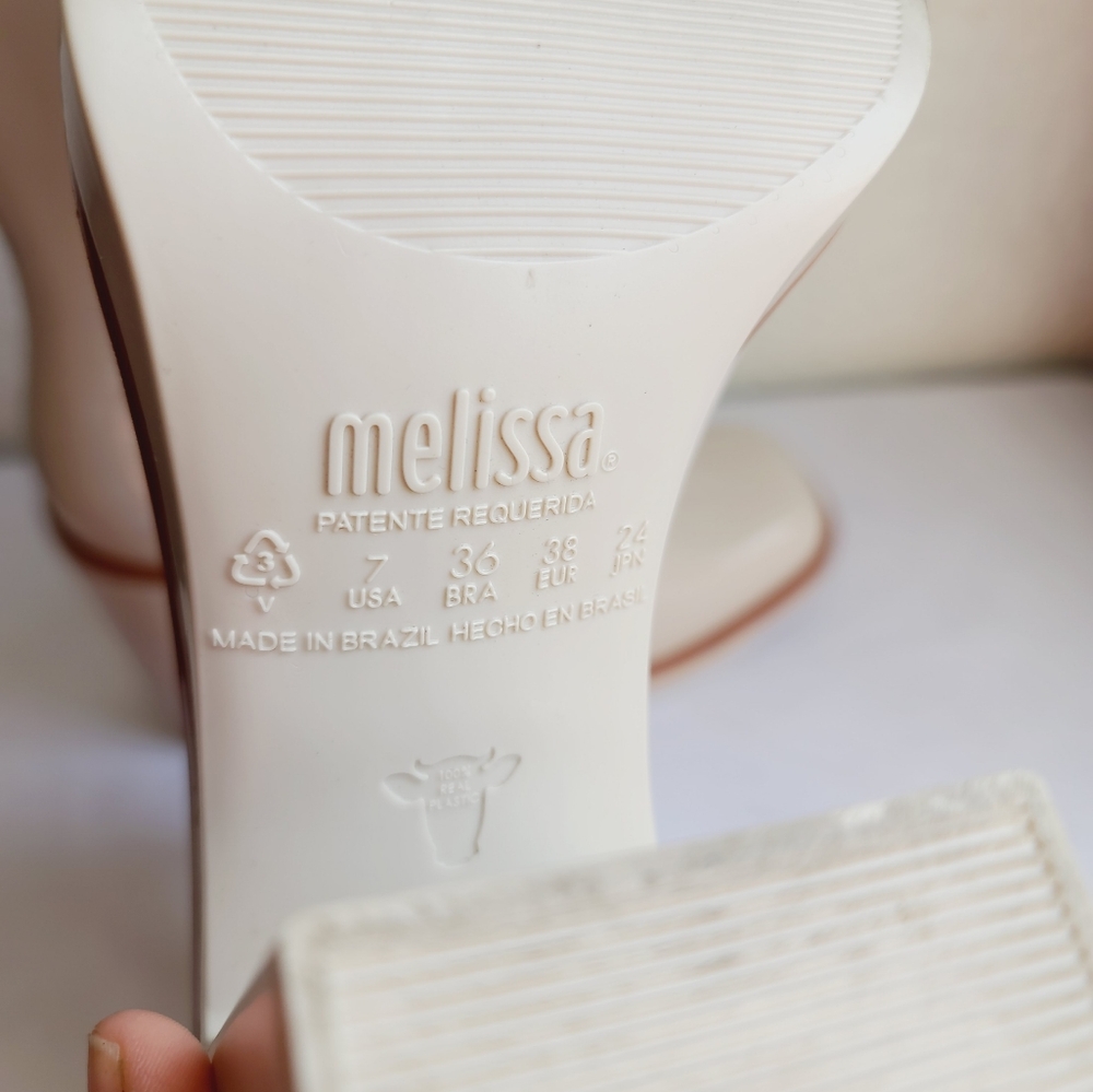 Melissa Classic Cream Ankle Boots Size 7 - Picture 12 of 12